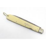 A Victorian lock knife by Thomas Turner & Co. of Sheffield. Approx. 5 3/4" long (closed) Please Note