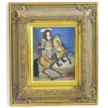 20th century, Watercolour, An equestrian portrait of a King on a rearing horse, possibly Louis XIV