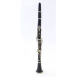 Musical Instrument: an Evette by Buffet, Paris clarinet, with spare mouthpiece, in fitted ABS