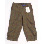 Sporting / Country pursuits: A pair of Laksen melville tweed breeks, size XS, new with tags, waist