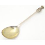 A Victorian silver apostle spoon with gilded bowl Hallmarked London 1894 maker Josiah Williams & Co.