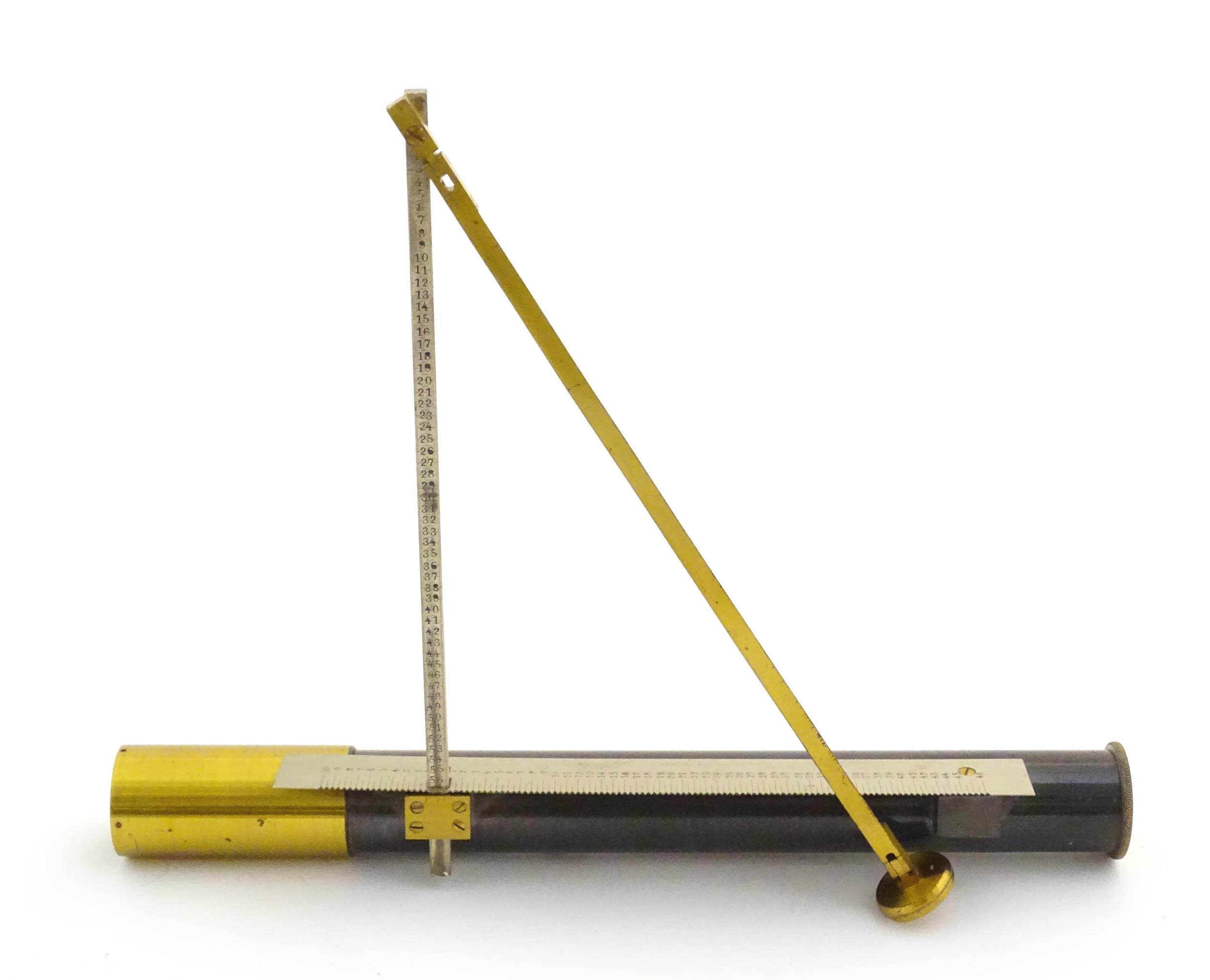 Scientific Instrument : A late 19th / early 20thC surveyor's hypsometer for measuring height /