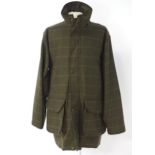 Sporting / Country pursuits: A Laksen Tarland tweed coat, size 2XL, chest measures 52" approx.