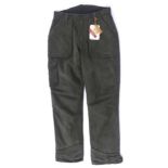 Sporting / Country pursuits: A pair of Laksen Kodiak hunting trousers in olive green, new with tags,