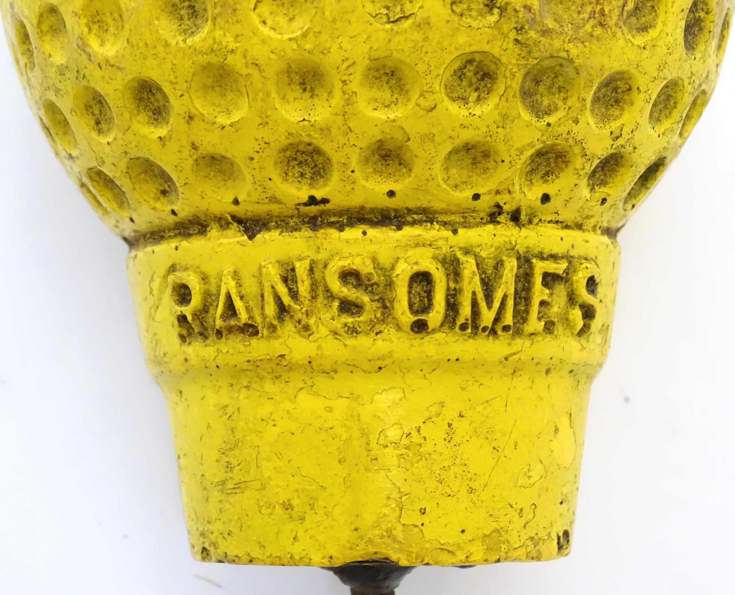 A 20thC novelty golf ball and tee advertising Ransomes - agricultural machinery makers. Approx. - Image 5 of 6