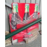 A quantity of Coca Cola advertising boards etc. Please Note - we do not make reference to the