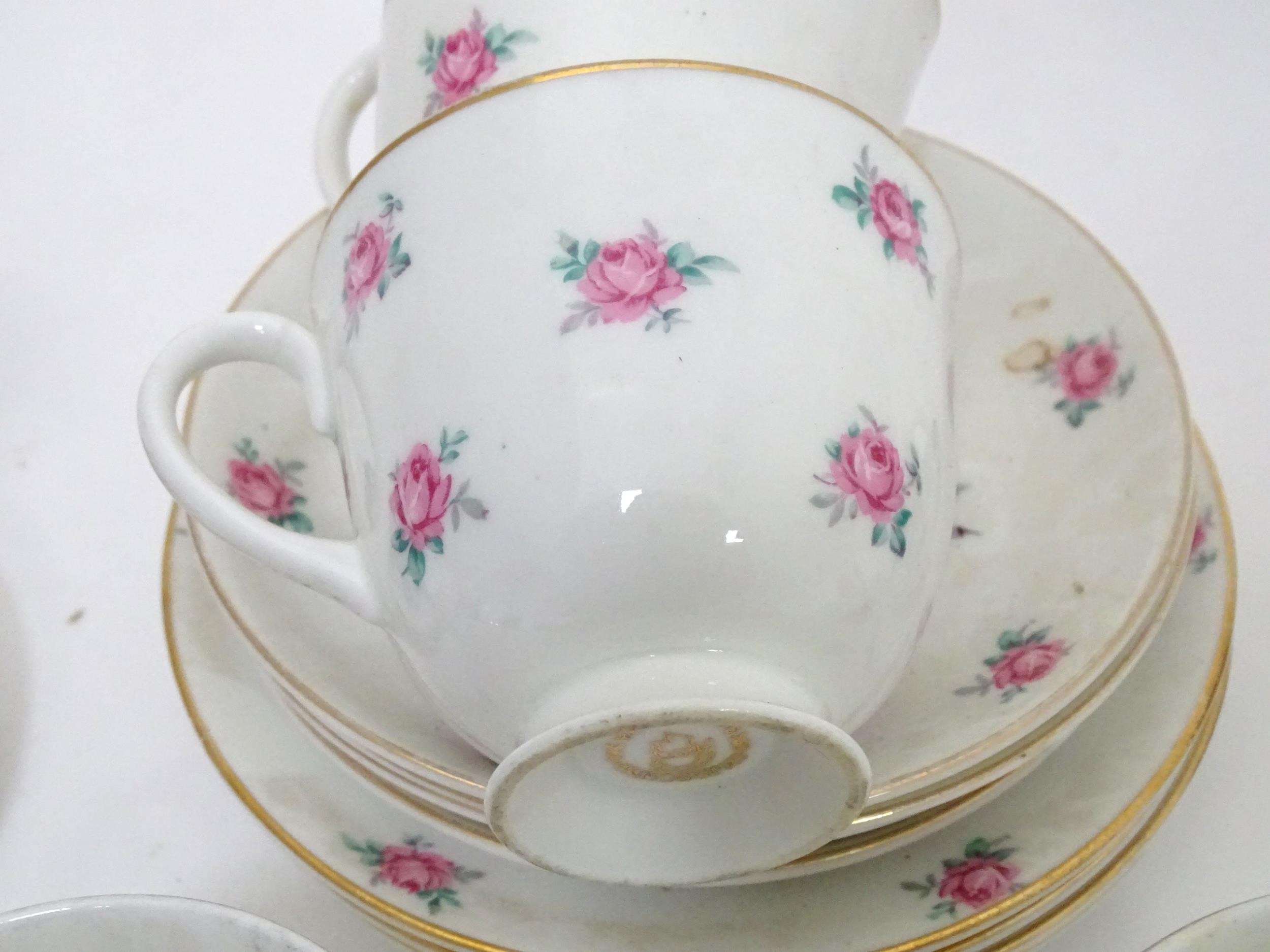 A quantity of assorted mid century / retro ceramics including Elizabethan China Carnaby tea cups and - Image 2 of 9