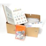 A quantity of assorted stamps to include first day covers, a Stanley Gibbons stamp album