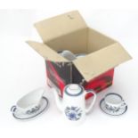 A quantity of Alfred Meakin tea and dinner wares with floral decoration to include tea cups and
