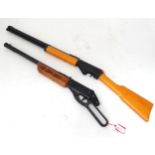 The major parts of two Daisy 177 lever action air rifles (2) Please Note - we do not make
