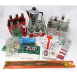 A quantity of assorted kitchenalia to include glass bottles, novelty teapot, etc. Please Note - we