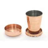 Whisky Brewiana : A Glenfiddich collapsible cup. Approx. 2" diameter Please Note - we do not make