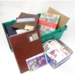 Stamps / Postal History : A quantity of assorted albums of first day covers and coin covers together