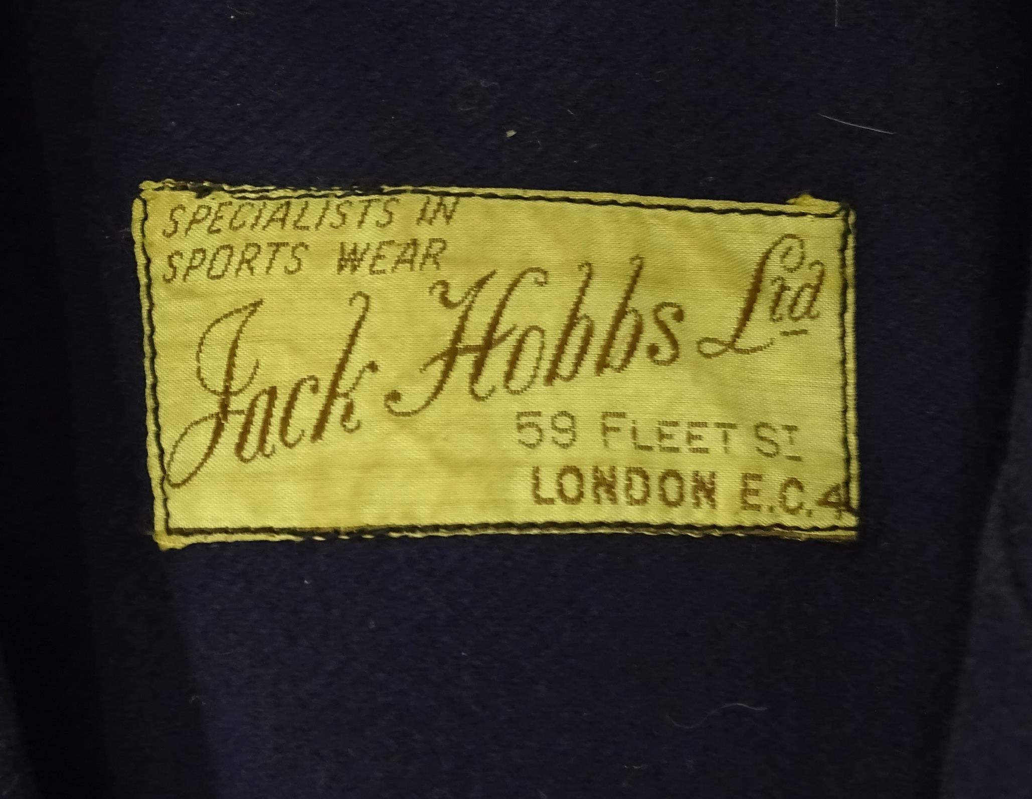 A vintage blazer by Jack Hobbs Ltd., London, with badge for K.C.L.R.F.C 1952, 53, 54 Please Note - - Image 6 of 7