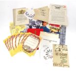 A quantity of assorted WWII ephemera etc Please Note - we do not make reference to the condition