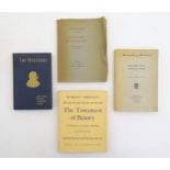 Books: Four assorted books on the subject of Poetry comprising The Habitant and Other French-