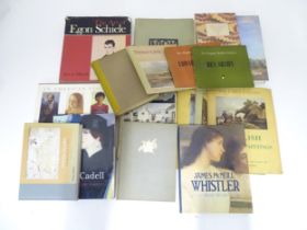 A quantity of books on the subject of art and artists, to include James McNeill Whistler, by