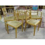 Five vintage / retro maple dining chairs (5) Please Note - we do not make reference to the condition