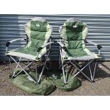 Two Royal folding camping chairs with bags. (2) Please Note - we do not make reference to the