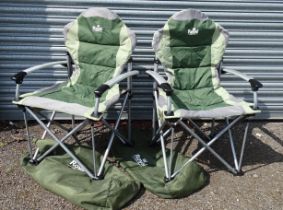 Two Royal folding camping chairs with bags. (2) Please Note - we do not make reference to the