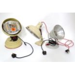 Three assorted mid century vintage / retro table lamps, comprising two by Barbour and one by
