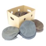 A quantity of Laksen and Loden flat caps, Various sizes (56-62) Please Note - we do not make