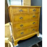A modern chest of drawers. Approx. 34" high x 30" wide x 16 3/4" deep Please Note - we do not make