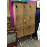 Vintage industrial / Vintage School locker cabinet. Approx 71" tall Please Note - we do not make