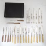 A quantity of assorted silver plated cutlery / flatware Please Note - we do not make reference to