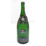 A commemorative 1977 Queen's silver jubilee Moet champagne magnum bottle Please Note - we do not