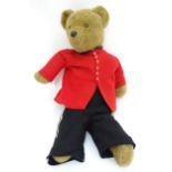 A teddy bear dressed as a Chelsea Pensioner, by Alresford Crafts Ltd. Please Note - we do not make