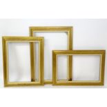 Three gilt frames (3) Please Note - we do not make reference to the condition of lots within