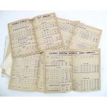 A mid 20thC Newnes Motor Repair Charts portfolio, together with a series of motoring engineering