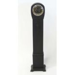 Painted Art Deco grandmother clock approx. 50 1/2" tall Please Note - we do not make reference to