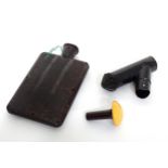 Three miscellaneous items to include a Bakelite hot water bottle (3) Please Note - we do not make