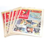 Ten Eagle / Dan Dare comics from 1956 (10) Please Note - we do not make reference to the condition