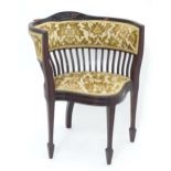 A comb back chair Please Note - we do not make reference to the condition of lots within