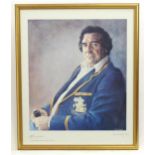 After John A. Blakey (b. 1952), Signed limited edition print, no. 11/850, A portrait of the