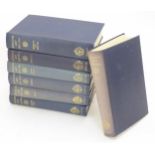 Books: Seven volumes of The Oxford History of English Art, volumes 2, 3, 4, 5, 7, 8 & 10, edited