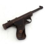 A Haenel model 28 air pistol .22 calibre Please Note - we do not make reference to the condition