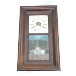 An American clock manufactured by Chauncey Goodrich, Forestville Bristol, Connecticut . Approx 26" x