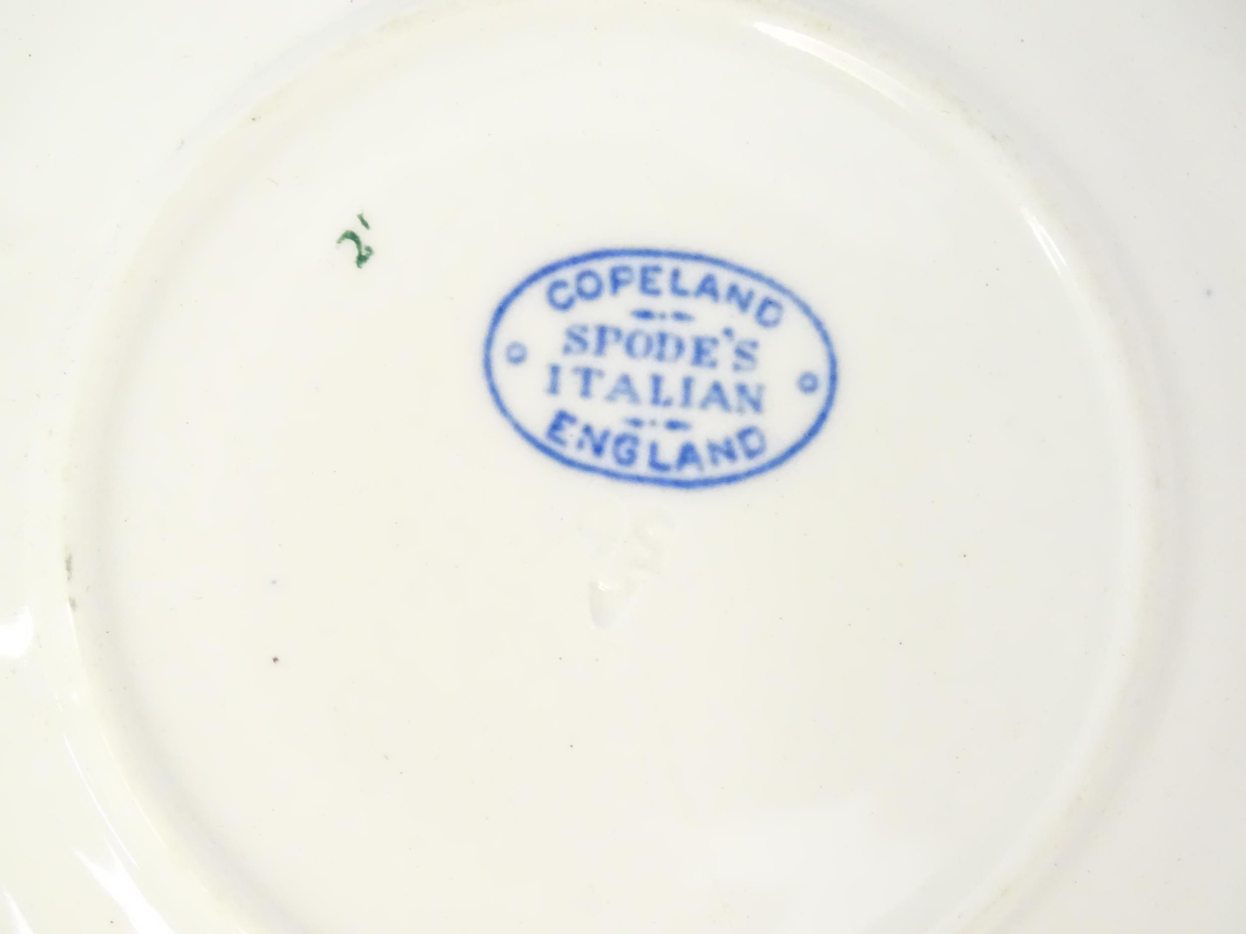 A quantity of blue and white Copeland Spode and Spode tea and dinner wares in the Italian pattern to - Bild 13 aus 29