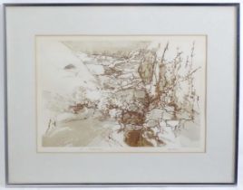 Pete Manners, 20th century, Limited edition etching, Highland Ravine. Signed, dated (19)81, titled