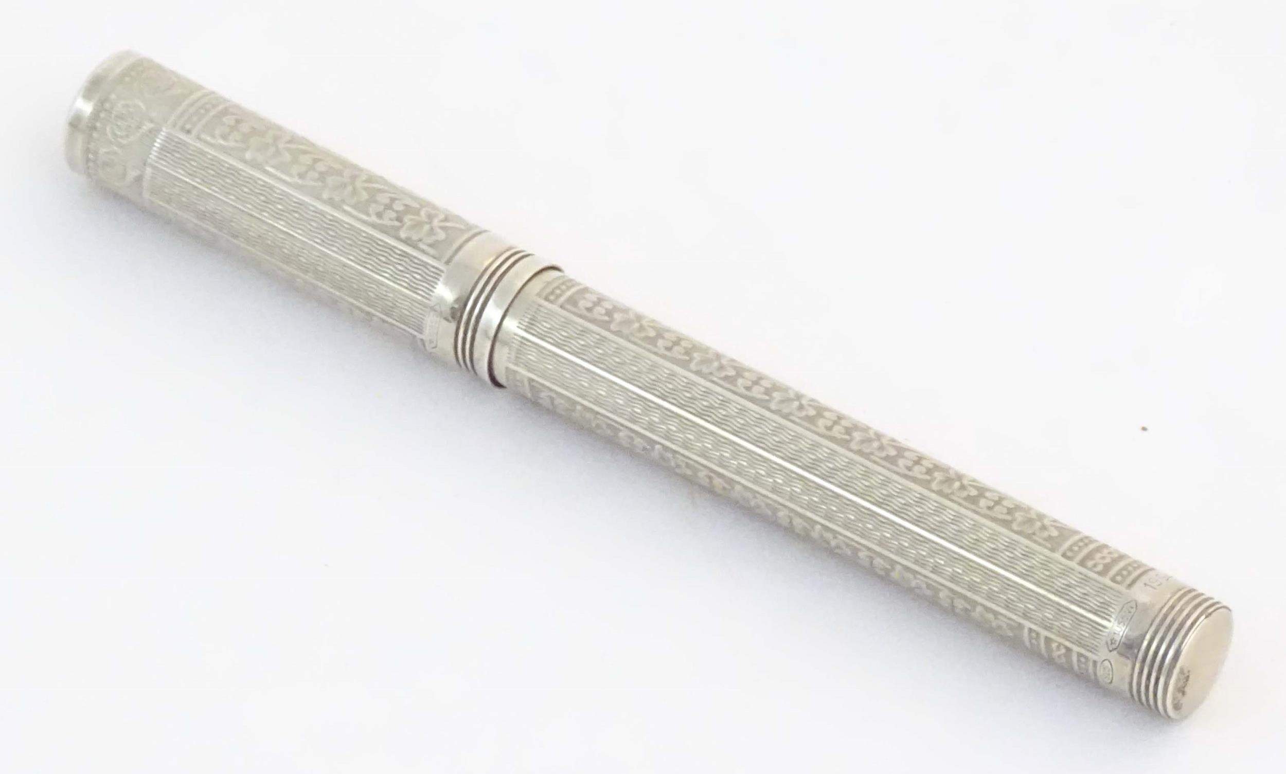 A Montegrappa .925 silver fountain pen, Roses Edition - House of Lancaster, number 362 of a - Image 6 of 18