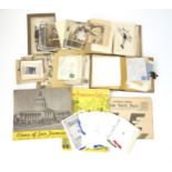 A quantity of assorted early 20thC ephemera relating to Dorcas M. Naylor, former Foreign Office
