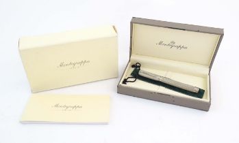 A Montegrappa .925 silver fountain pen, Roses Edition - House of Lancaster, number 362 of a