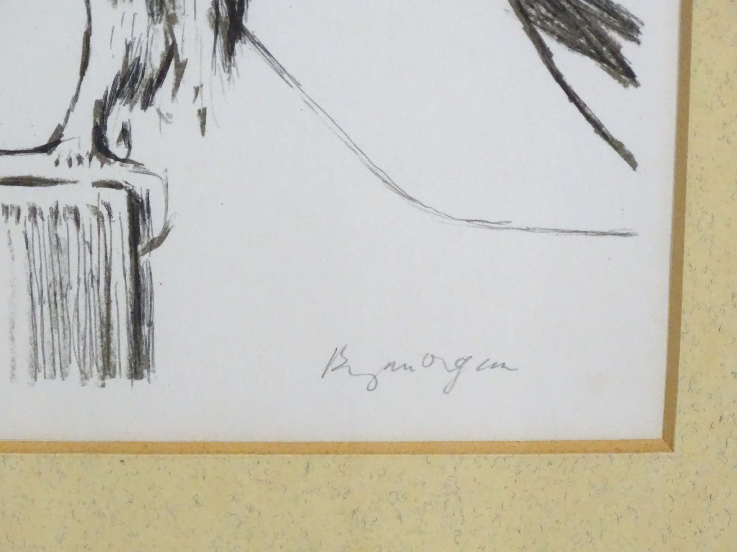 Bryan Organ (b. 1935), Limited edition lithograph / artist's proof, Hawk. Signed in pencil under and - Image 5 of 6