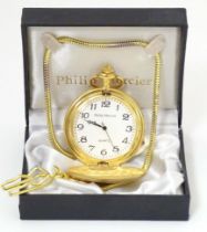 A Philip Mercier pocket watch with quartz movement. Please Note - we do not make reference to the