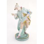 A French Vion & Baury bisque figure depicting a court gentleman, after a design by Charles Baury.