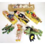 Toys: a quantity of Pelham Puppets, comprising: Type SL Skeleton (boxed), Type SS Tyrolean Girl (